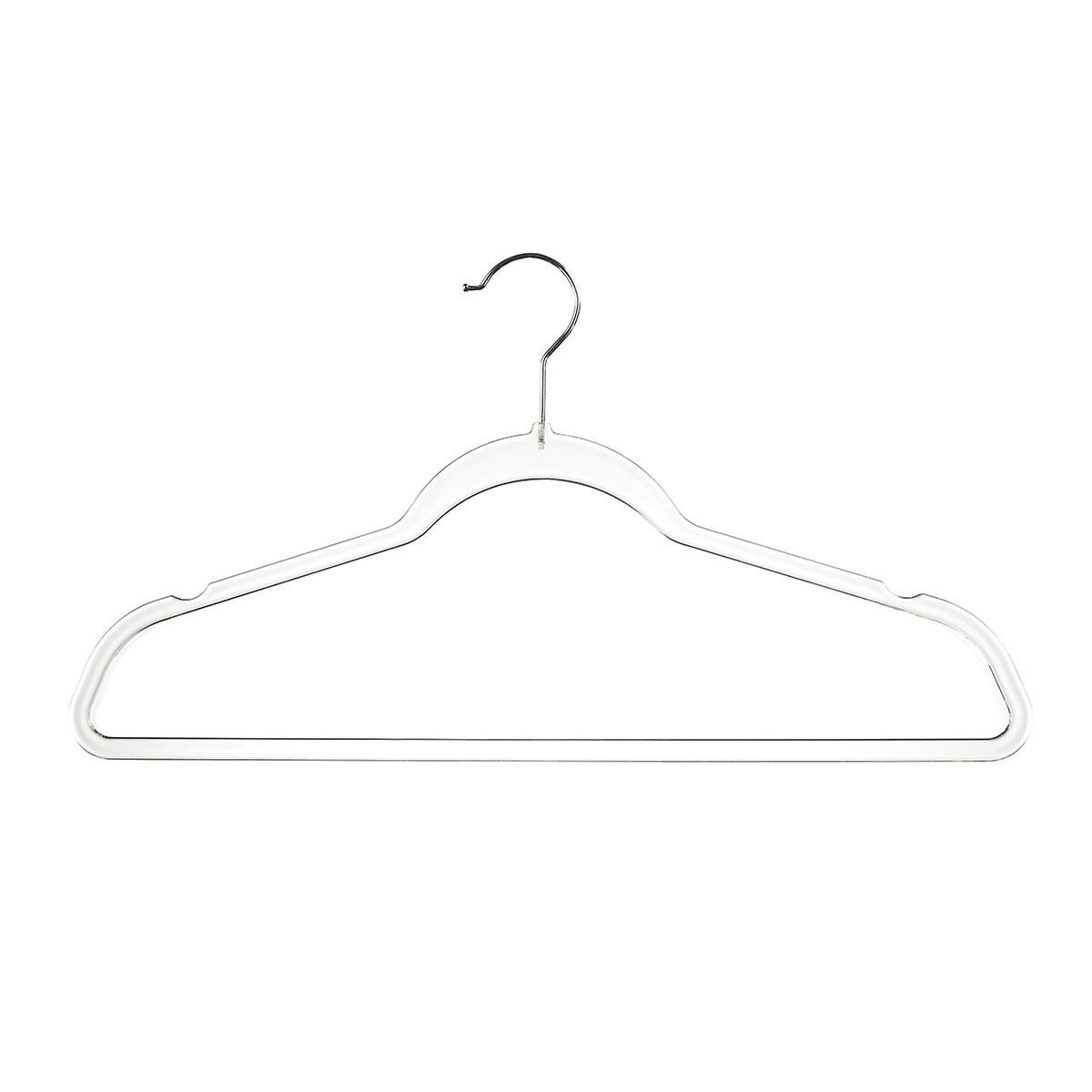 Clear Slim Hangers | The Container Store