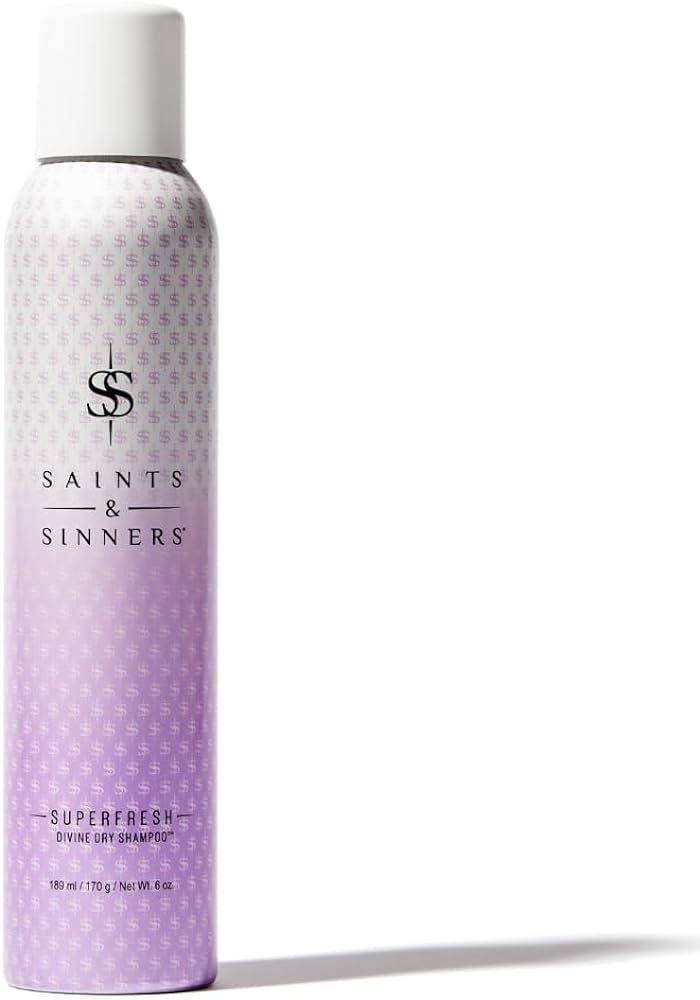 Saints & Sinners Award Winning Superfresh Divine Dry Shampoo and Cleansing Hair Refresher for All... | Amazon (US)