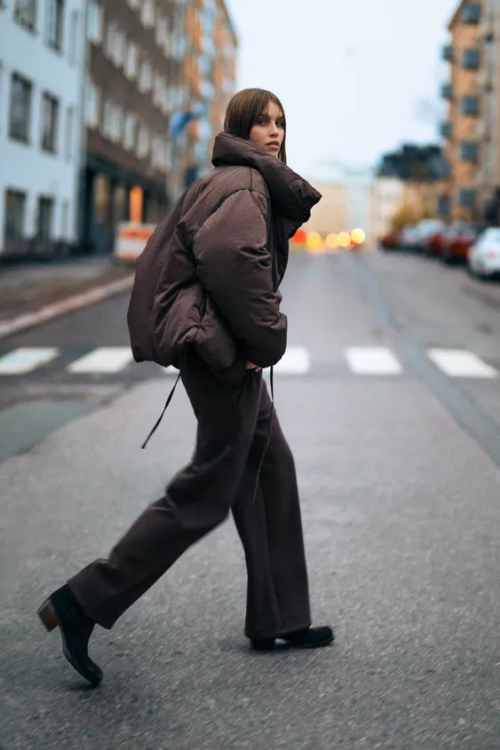 SHORT QUILTED JACKET WITH WATER AND WIND PROTECTION | Zara UK