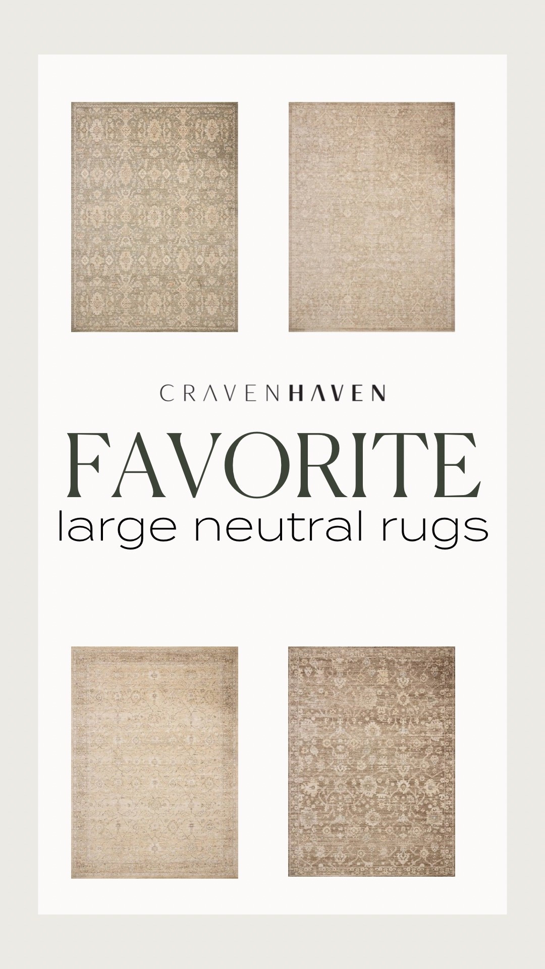 Chris Loves Julia Palma rug is amazing in every color way! These are my favorites. The 11’6”x15’7” has an additional 10% off coupon at checkout on Rugsdirect today with code RUGDAY. Rings up below $650 which is amazing for a huge, neutral rug.

#LTKHome
