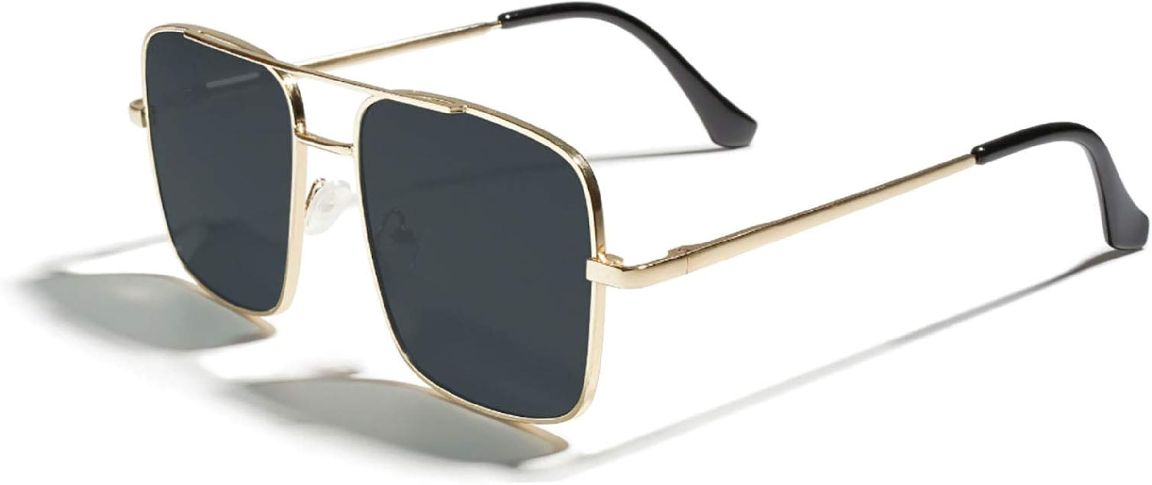 TIJN Square Polarized Sunglasses for Women Men Tinted Oversized UV400 Protection Sun Glasses Larg... | Amazon (US)