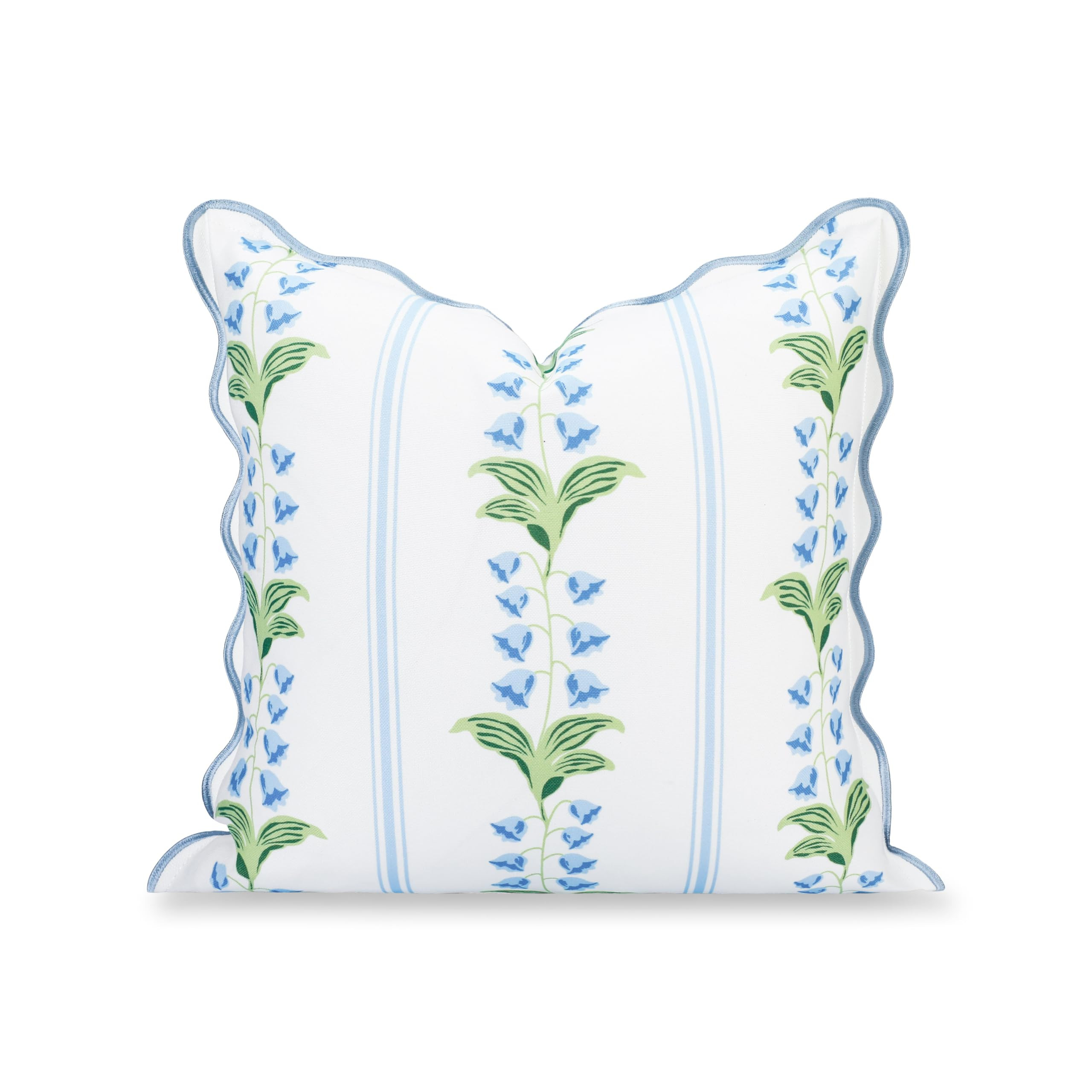 Hofdeco Premium Grandmillennial Coastal Hampton Patio Indoor Outdoor Throw Pillow Cover Only, 20"... | Amazon (US)