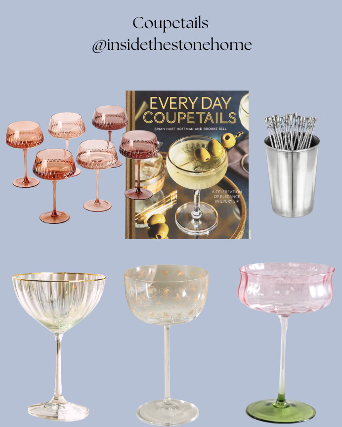 My new hobbie....pretend I'm Parisian and make fancy coupetails for my friends. This book is FULL of great recipes! #cocktails #Hosting #coupeglasses 

 

#LTKselfcare #LTKfoodie #LTKFindsUnder100