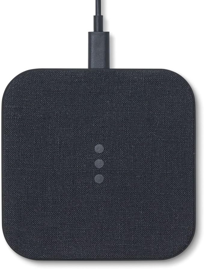 Courant Catch:1 - Belgian Linen Wireless Charging Pad - Compatible with iPhone 15, 14, 13, 12, 11... | Amazon (US)