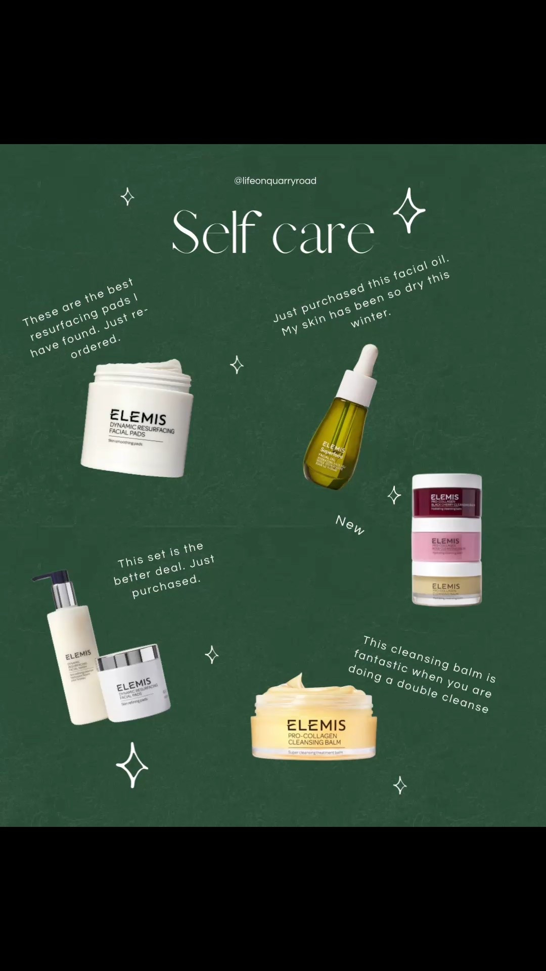 Elemis 
Beauty routine 
Self care
Skin care


#LTKOver40 #LTKBeauty #LTKHoliday