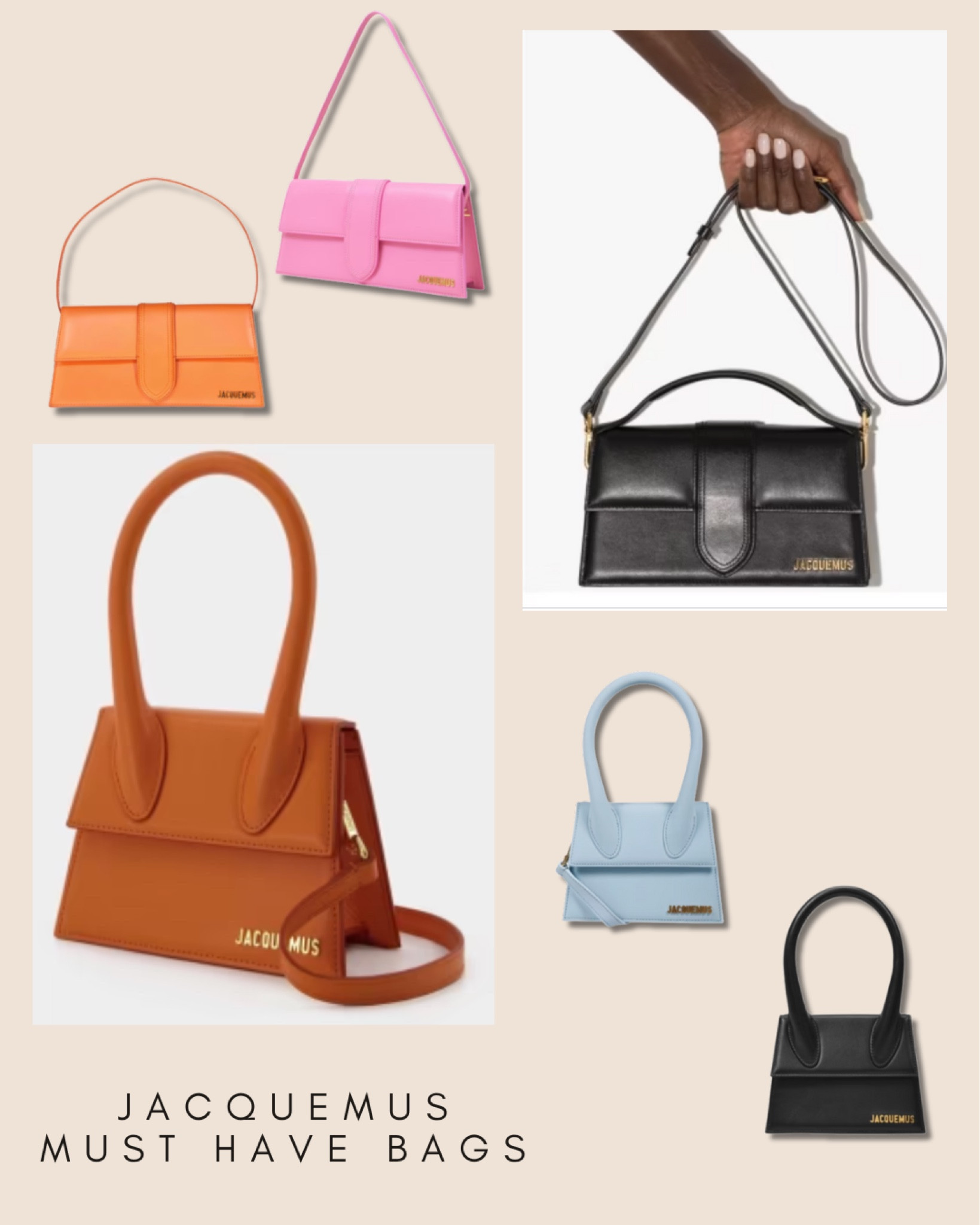 Jacquemus must have bags for this summer 👜☀️

Shop the summer sale on Miinto! 

#LTKeurope #LTKsalealert #LTKitbag