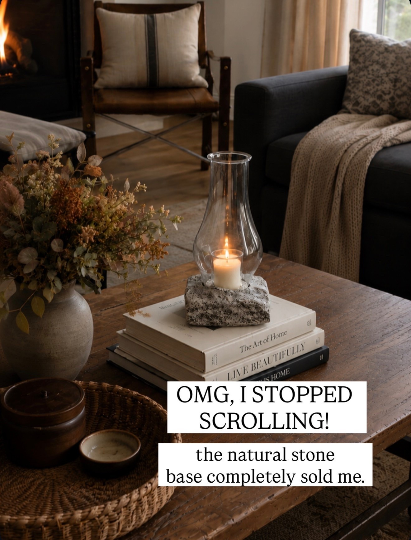 OK, literally obsessed. I might need this for my coffee table. This looks like the perfect fall hurricane but it’s  the modern version. Modern glass hurricane fall decor.

#LTKSaleAlert #LTKHome
