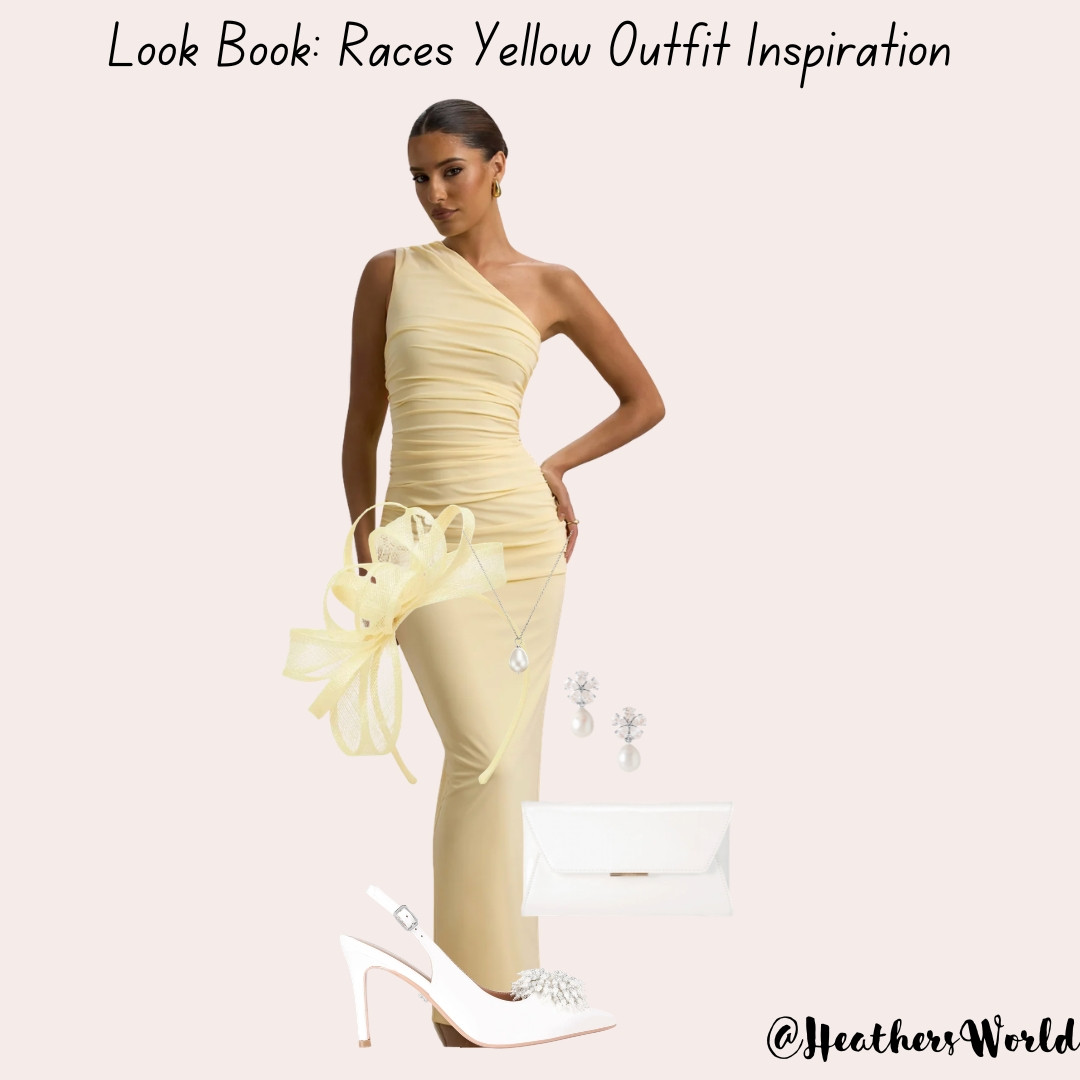 Look Book Races Yellow Outfit Inspiration  

#lookbook #ootd #fashion #springootd #outfitinspo #ladiesday #racesoutfits  

 #LTKuk #LTKspring #LTKstyletip