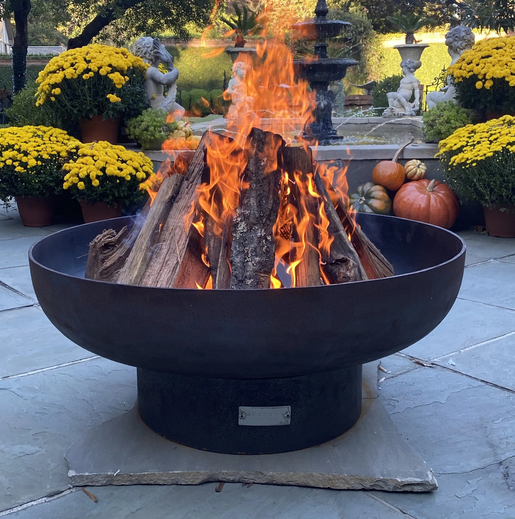 Harrogate Steel Wood Burning Fire Pit | Wayfair North America