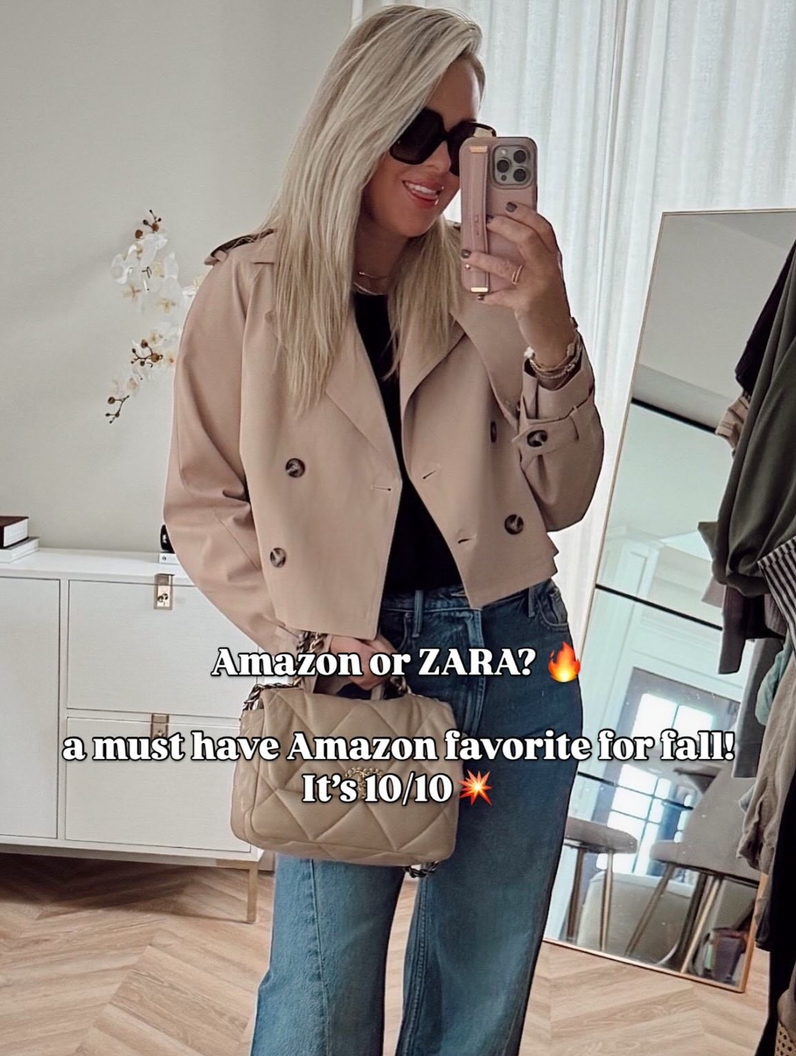 Zara look for less 10/10! These crop jackets are huge for fall! This one is gorg. I’m in small. 

#LTKStyleTip #LTKSeasonal #LTKFindsUnder50