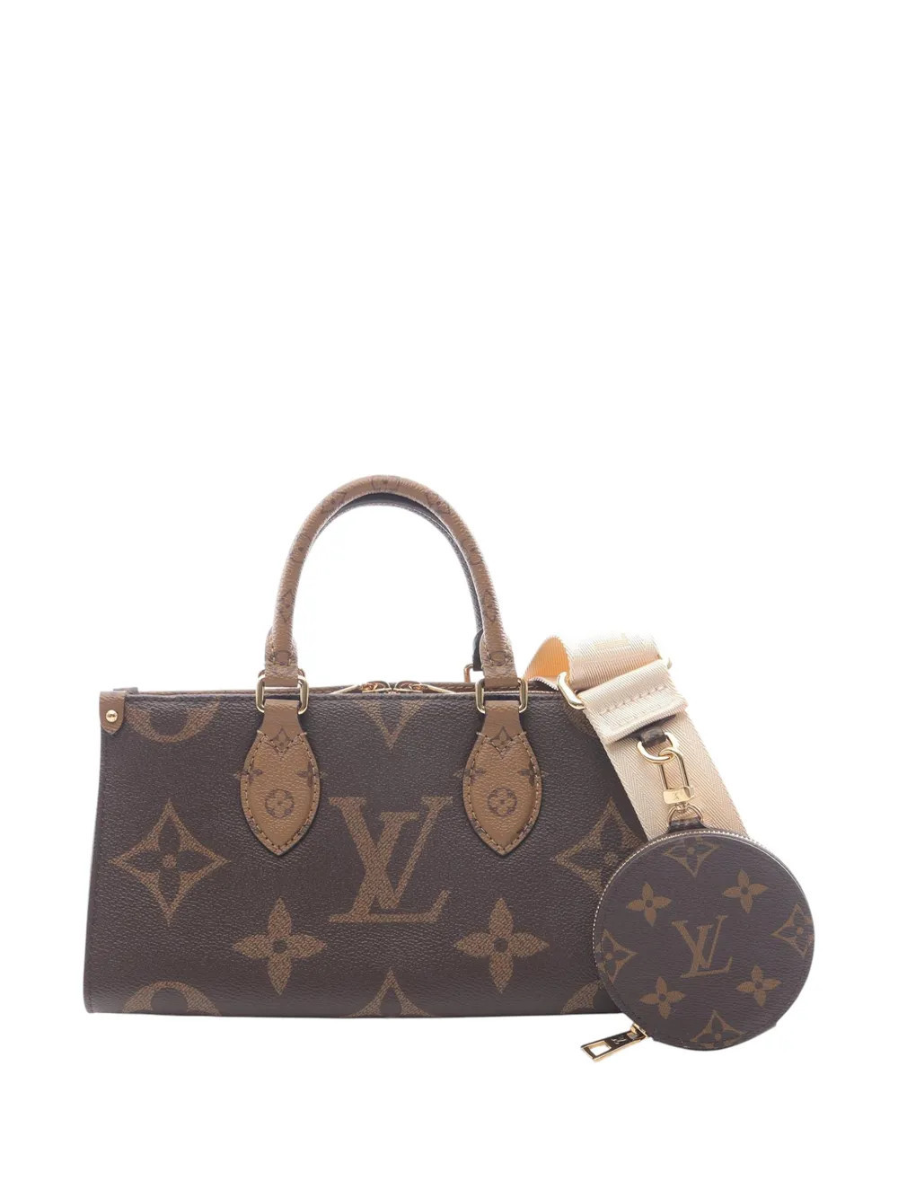 Louis Vuitton Pre-Owned 2021-2025 Monogram OnTheGo East West satchel - Brown | Farfetch Global