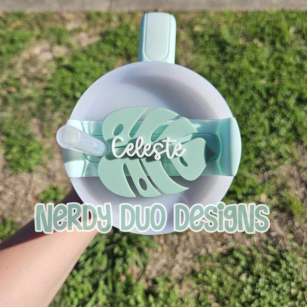 Monstera Plant Stanley Name Plate Topper quencher H2.0 Version ONLY Plant Lover Green Thumb Monst... | Etsy (US)