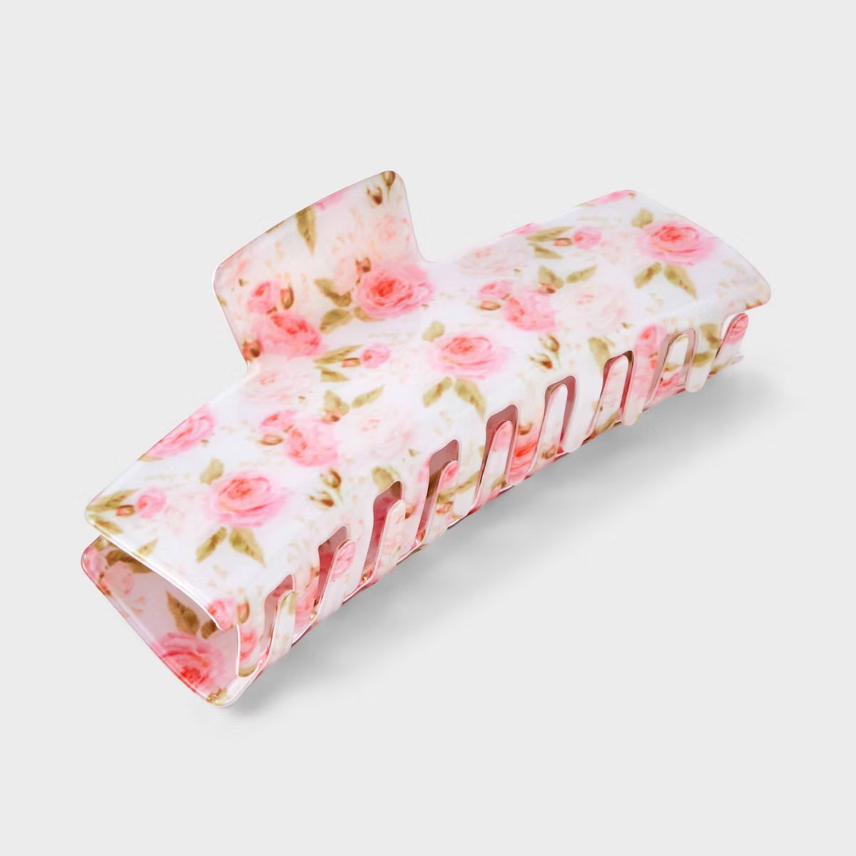 Jumbo Claw Hair Clip - Wild Fable™ Pink/Floral | Target