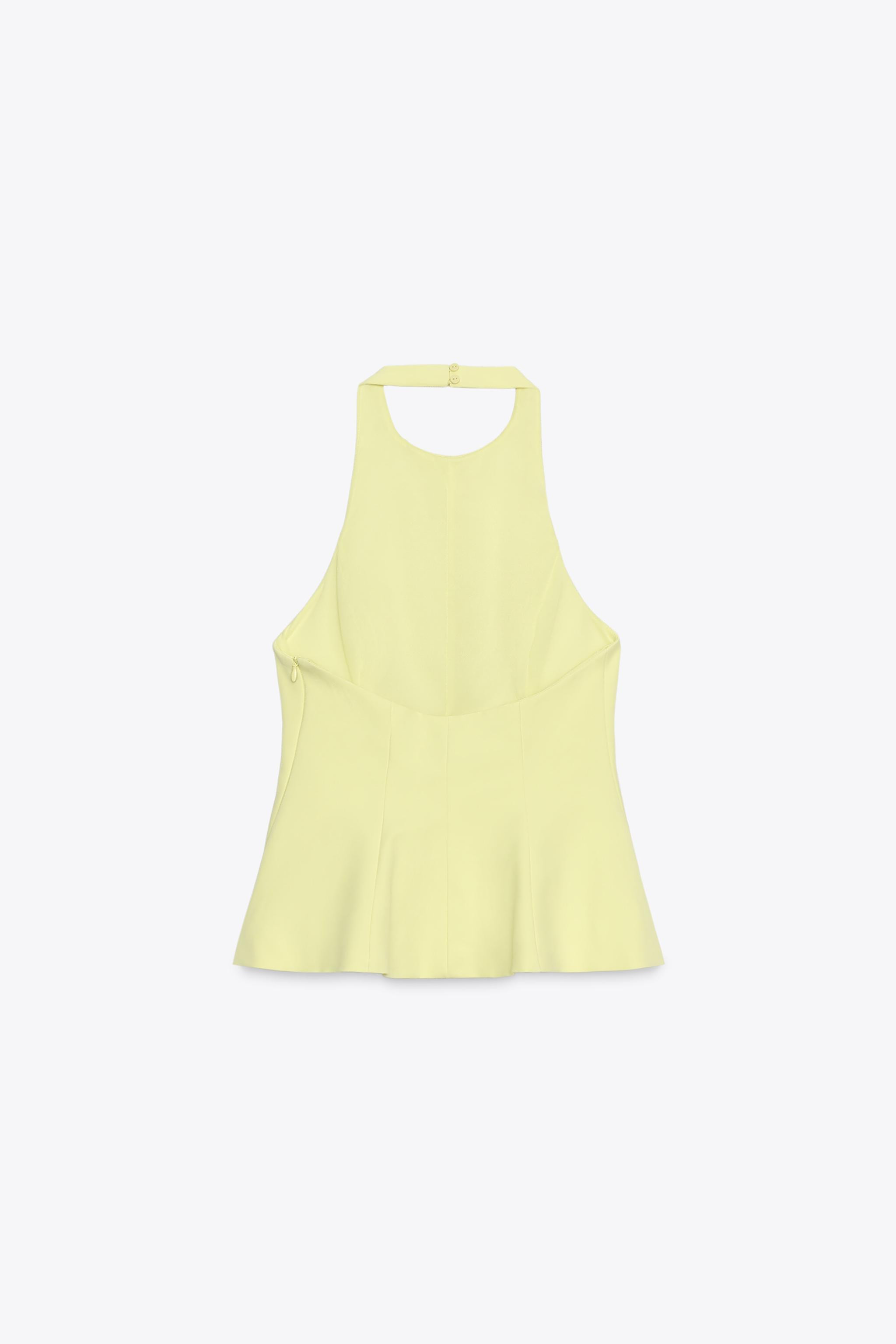 PEPLUM STRETCH TOP | Zara UK