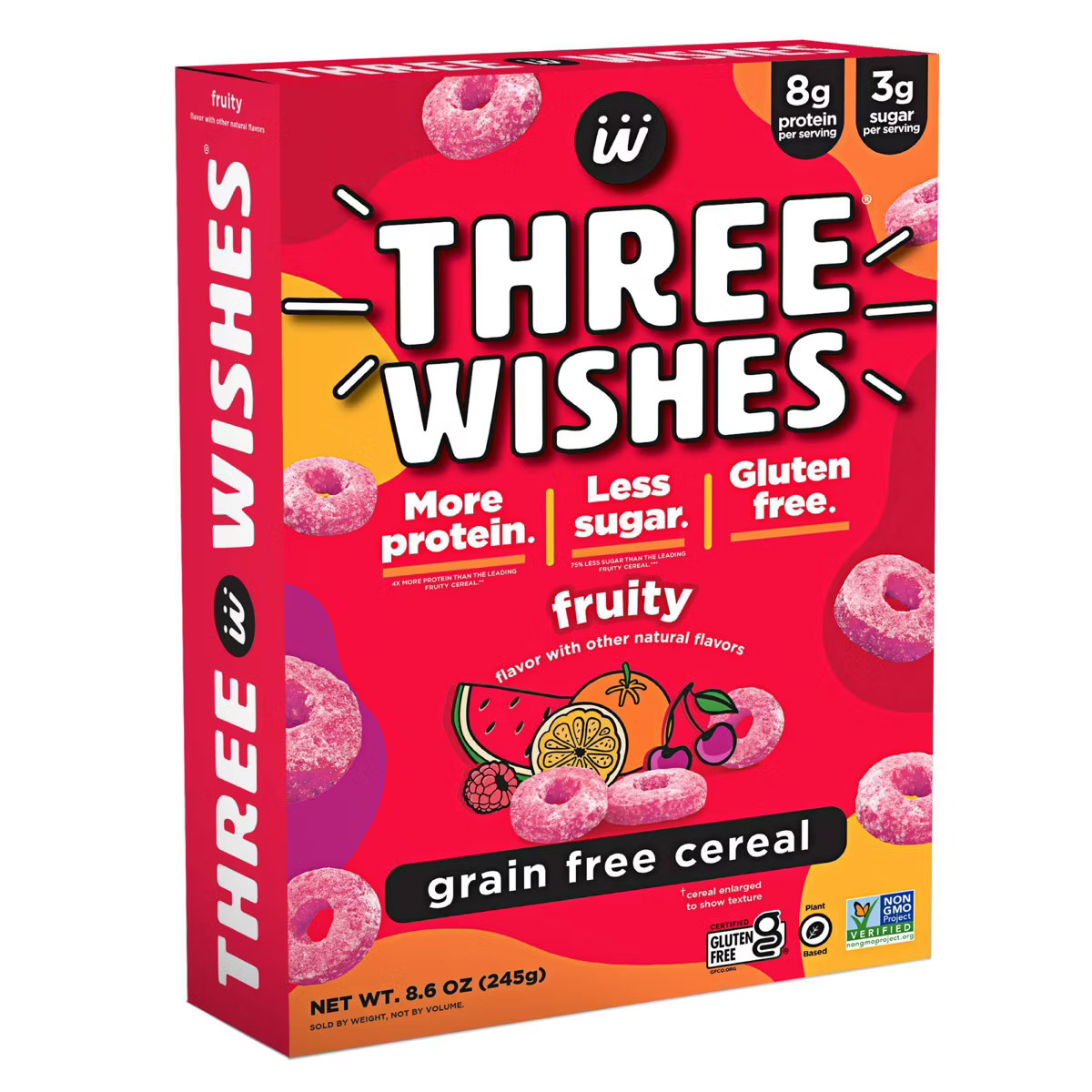 Three Wishes Fruity Cereal - 8.6oz | Target