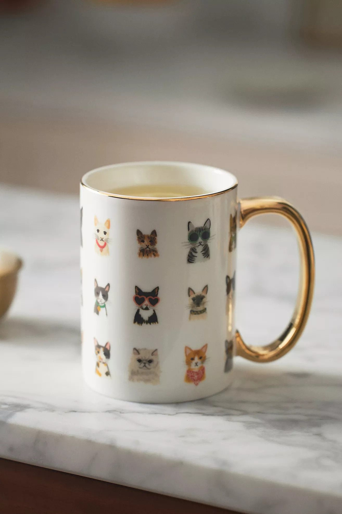 Rifle Paper Co. Porcelain Cool Cats Mug | Anthropologie (US)