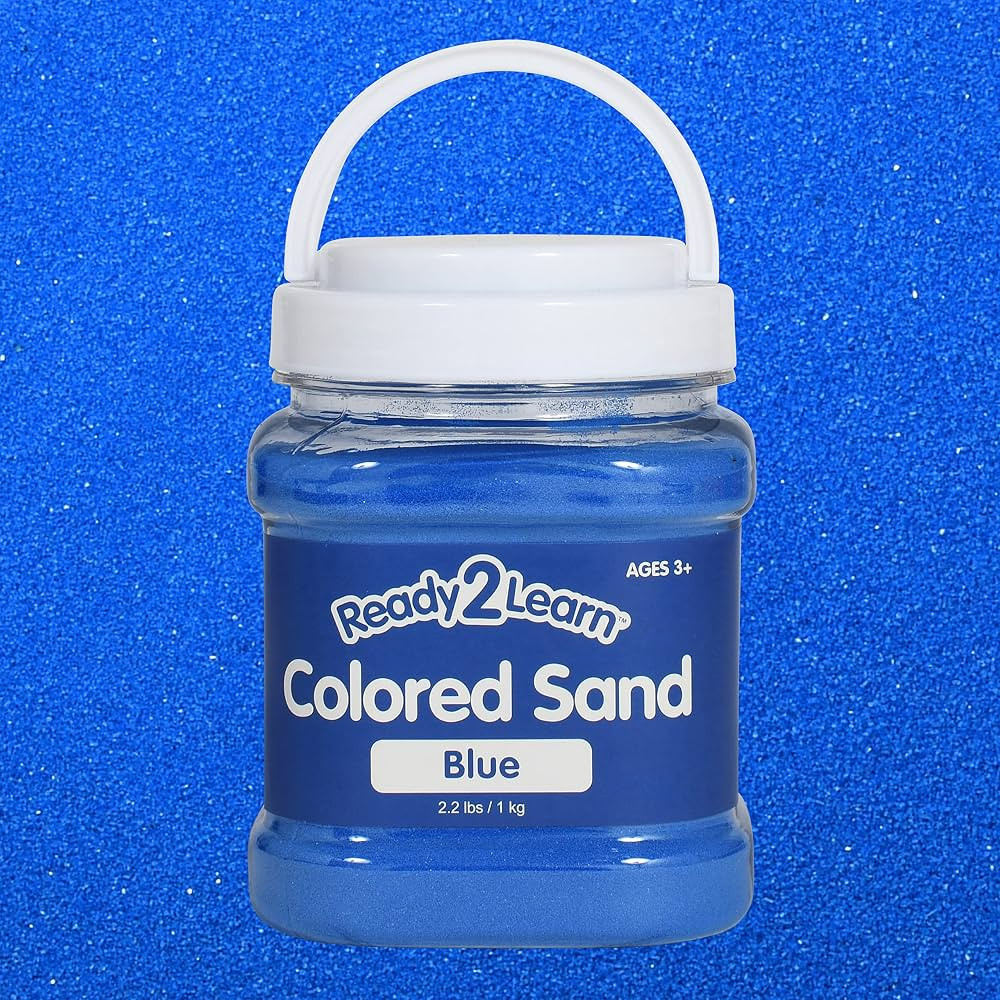 READY 2 LEARN Colored Sand - Blue - 2.2 lbs - Play Sand for Kids - Perfect for Wedding Unity Cere... | Amazon (US)