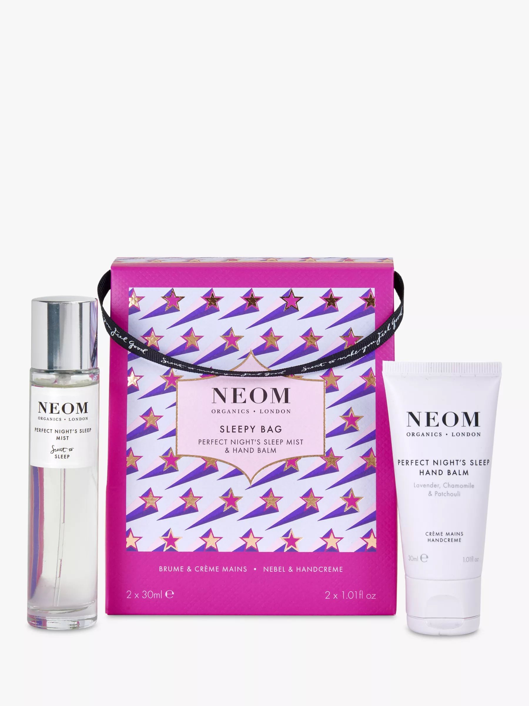 Neom Organics London Sleepy Bag Bodycare Gift Set | John Lewis (UK)