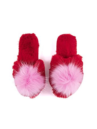 Amor Holiday Slippers, Red - Shiraleah - New York & Company | New York & Company