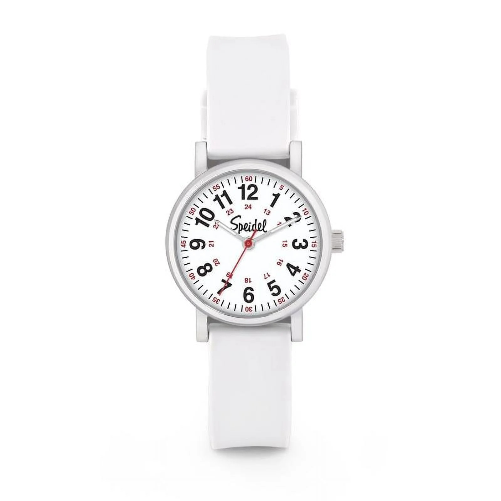 Speidel Women’s White Scrub Petite Watch for Medical Professionals - Easy to Read Small Face, L... | Walmart (US)