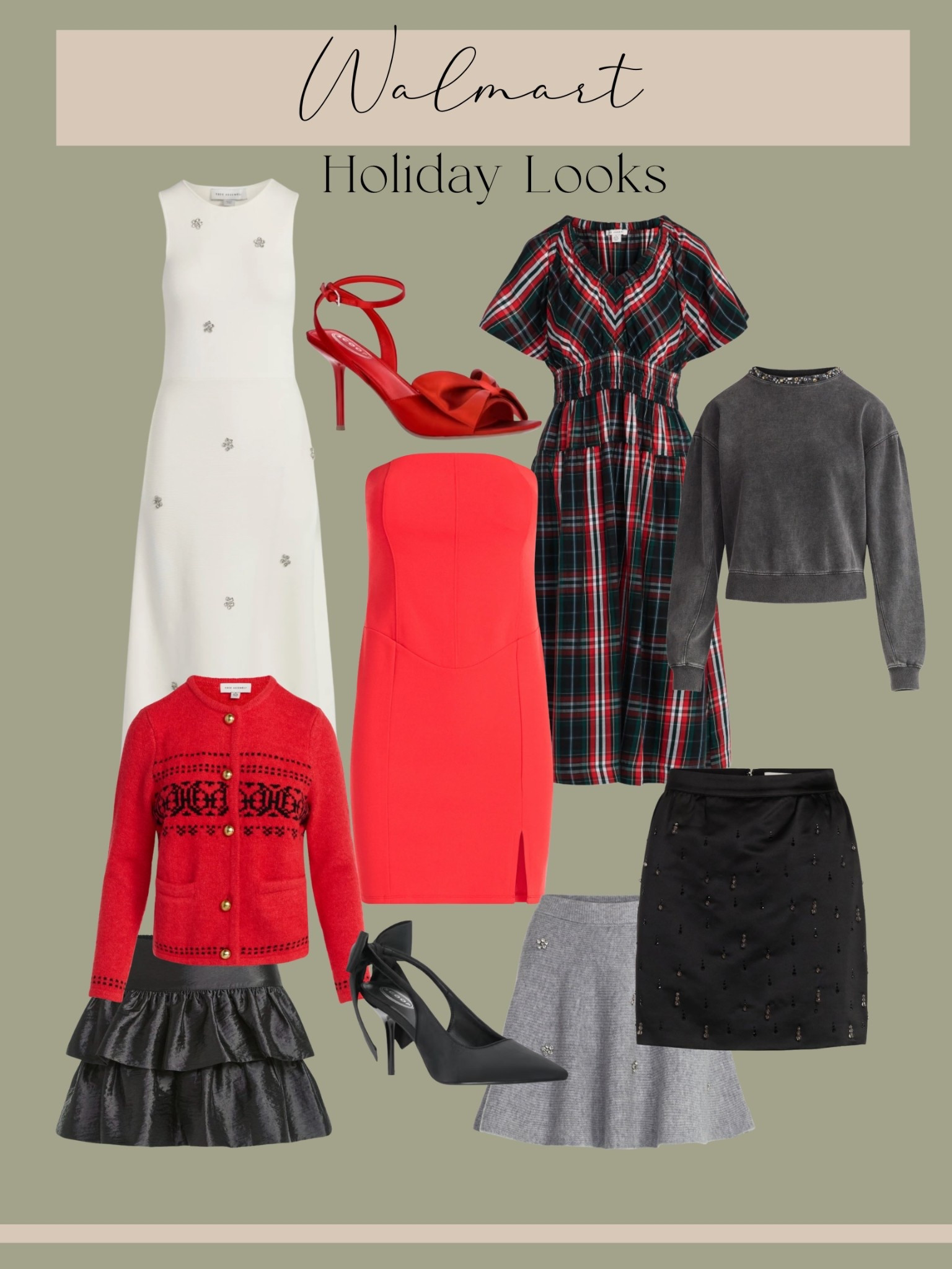 Walmart holiday looks still in stock and are perfect for your holiday events! 