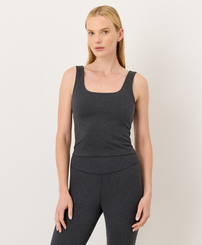Women\u2019s On The Go-to Square Neck Tank made with Organic Cotton | Pact | Pact Apparel