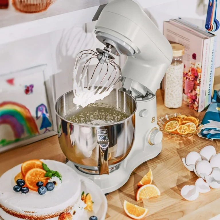 Beautiful 5.3 qt Stand Mixer, Lightweight & Powerful with Tilt-Head, White Icing by Drew Barrymor... | Walmart (US)