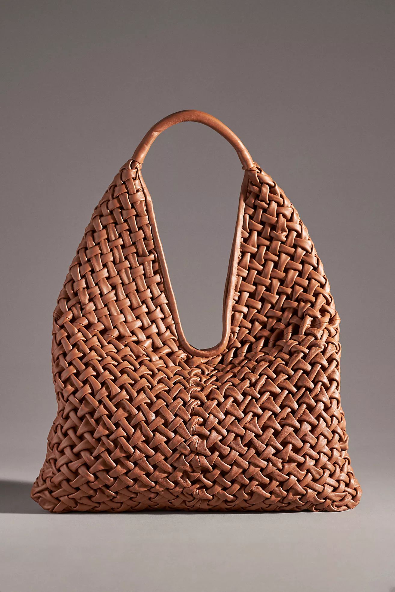 Woven Leather Hobo Bag | Anthropologie (US)