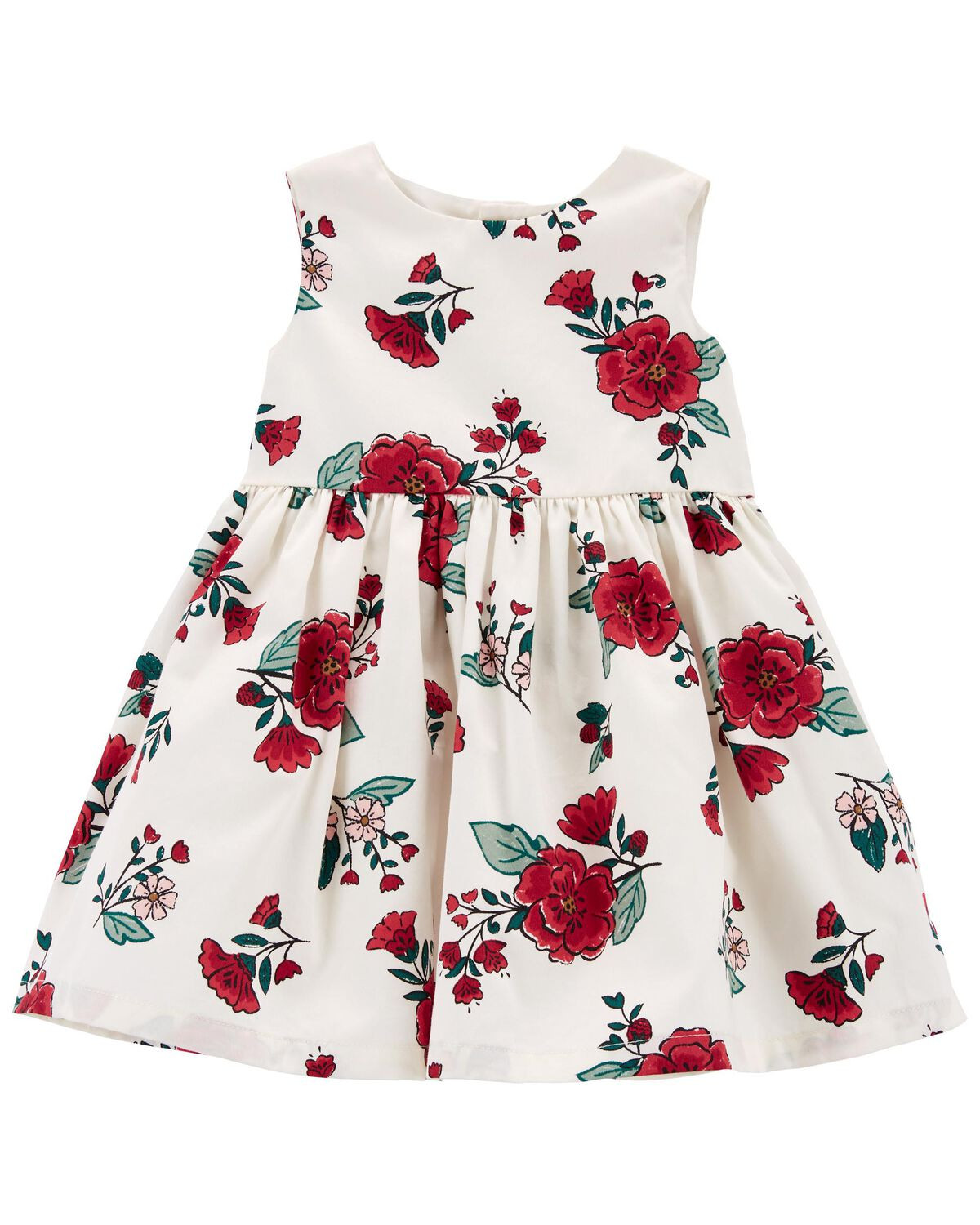 Baby Floral Sateen Holiday Dress - Carter's | Carter's | Carter's Inc