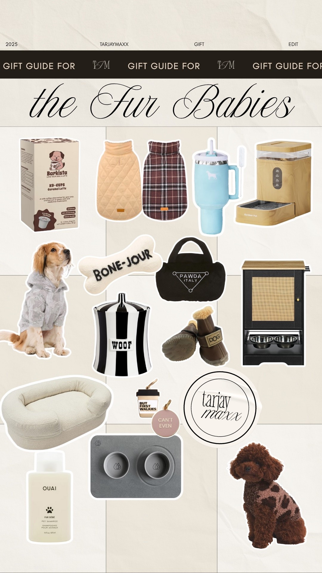 Gift guide for the fur baby 2025 gift guide season is here, and I’ve rounded up ideas for everyone on your list — from thoughtful white elephant gifts to easy picks for him, her, stocking stuffers, in laws, hard to shop for family members and friends etc. target finds, amazon finds, walmart home, affordable home, cb2 dupe, studio mcgee, crate and barrel dupe, pottery barn dupe, home roundup, target home decor, target home, amazon home, walmart finds, martha stewart aesthetic, mongolian cashmere oversized sweater, equestrian style, dinner party, cherry vibe, fall wedding, farm cottage, polka dots, mini desserts, grandmacore home


#LTKSeasonal #LTKHoliday #LTKGiftGuide
