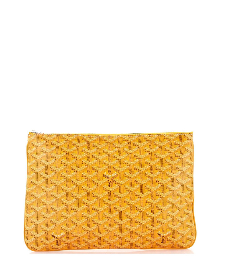 Pre-Owned Goyard Mm Senat Zip Pouch Coated Canvas | Bloomingdale's (US)