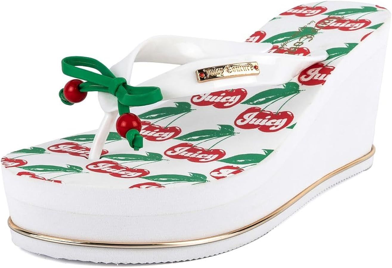 Juicy Couture Wedge Platform Flip Flop: High-Fashion, Soft Beach Sandal, Thong-Style Slide | Amazon (CA)