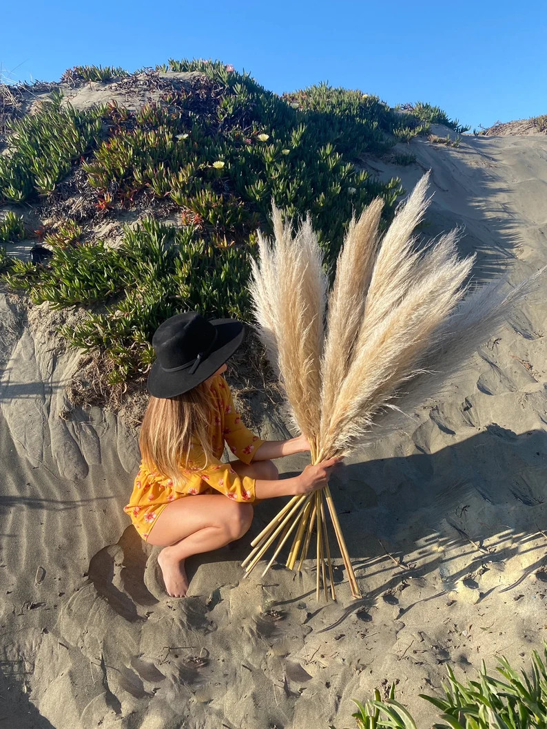 WHOLESALE Pampas Grass Wedding Decor Boho Home Neutral - Etsy | Etsy (US)