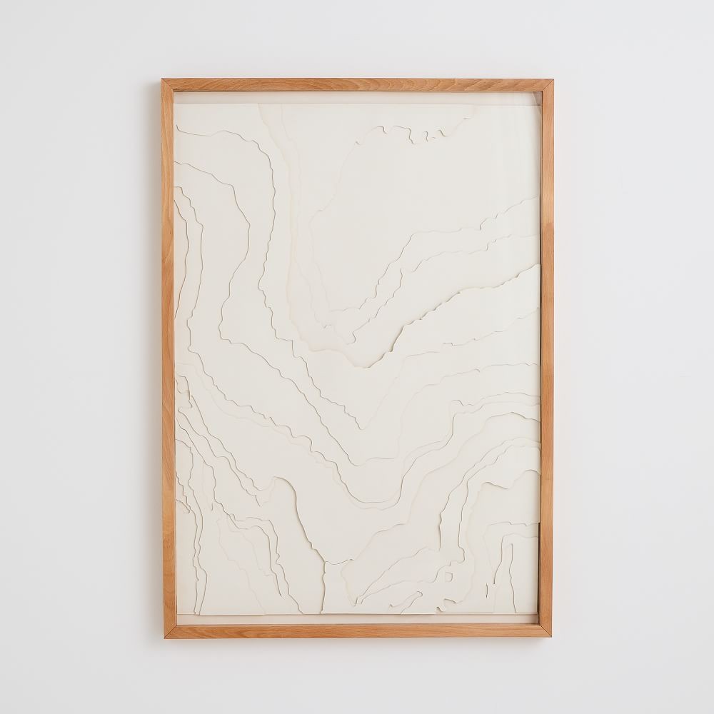 Waves Dimensional Wall Art | West Elm (US)