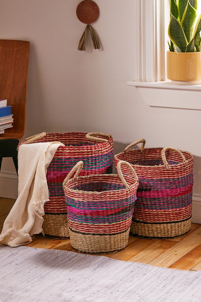 Alione Woven Nesting Basket Set | Urban Outfitters (US and RoW)