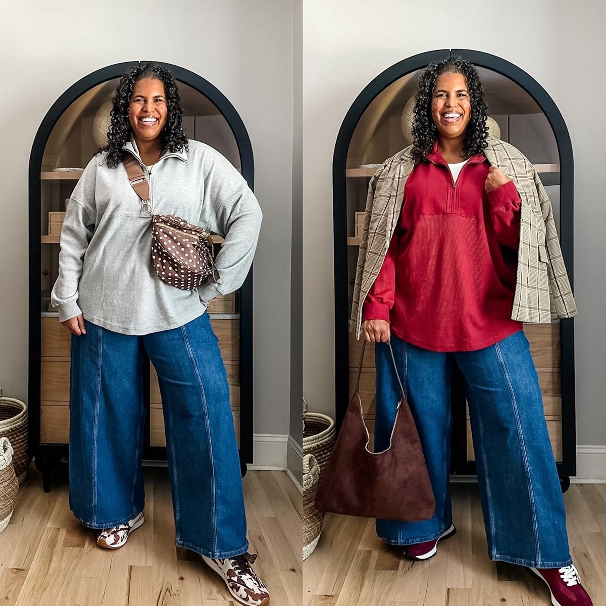 Pairing my new favorite comfy jeans (i’m size 18/20 wearing size 35)with this look for less pullover (size xxl) and these fun sneakers. I’m also in size xxl in blazer! So happy with the fit and comfort. #fallfashion #ootd

#LTKFindsUnder50 #LTKFindsUnder100 #LTKStyleTip