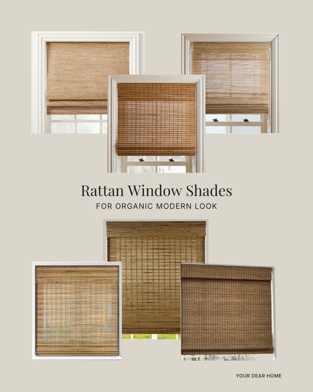 Woven shades might be one of the most transformative updates you can make. They soften light, warm up walls, and instantly create that organic modern balance. These are my go-to rattan and bamboo shade picks. 

 #LTKHome