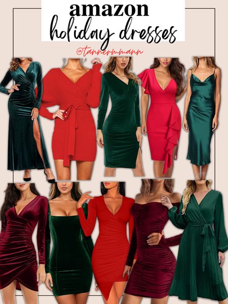 Amazon Holiday Dresses 

#LTKHoliday #LTKSeasonal #LTKstyletip
