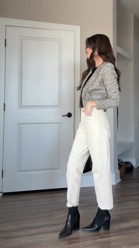 Cream denim, express jeans, Abercrombie jeans, cream pants, YSL bag, sac du jour, iro blazer, work outfits, work style 

#LTKstyletip #LTKworkwear #LTKitbag