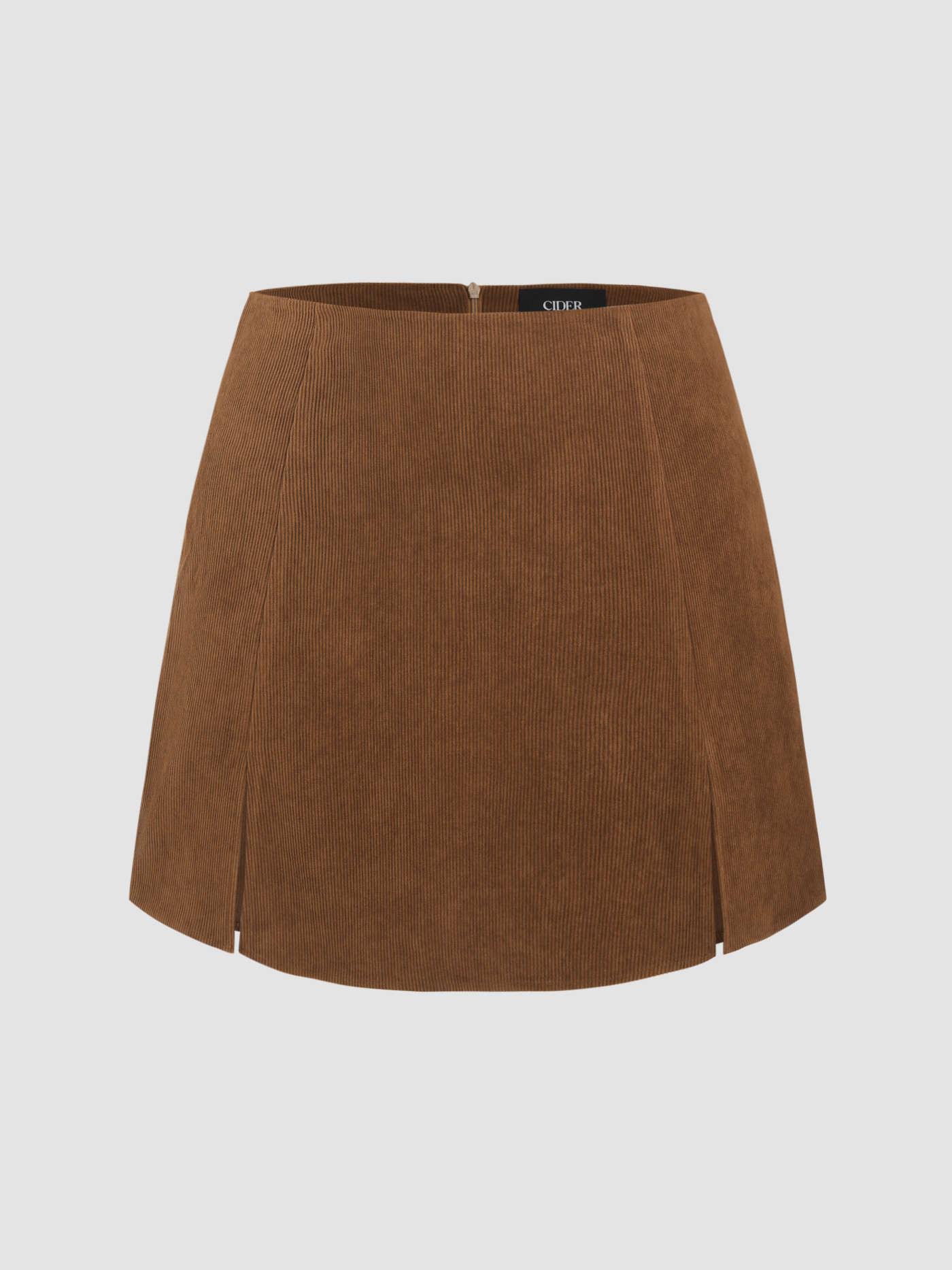 Corduroy High Waist Split Skort Curve & Plus | Cider