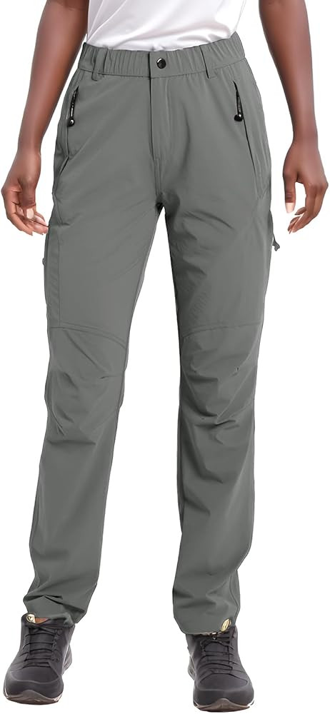 Hiking Pants for Women Waterproof Quick Dry Cargo Pants Travel Camping Workout Pants Mountain Tro... | Amazon (US)