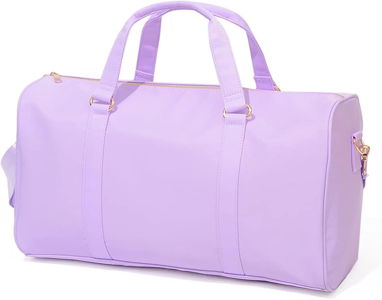 Kaymey Travel Duffel Weekender Bag Women Sports Gym Bag Girls (Purple) | Amazon (US)