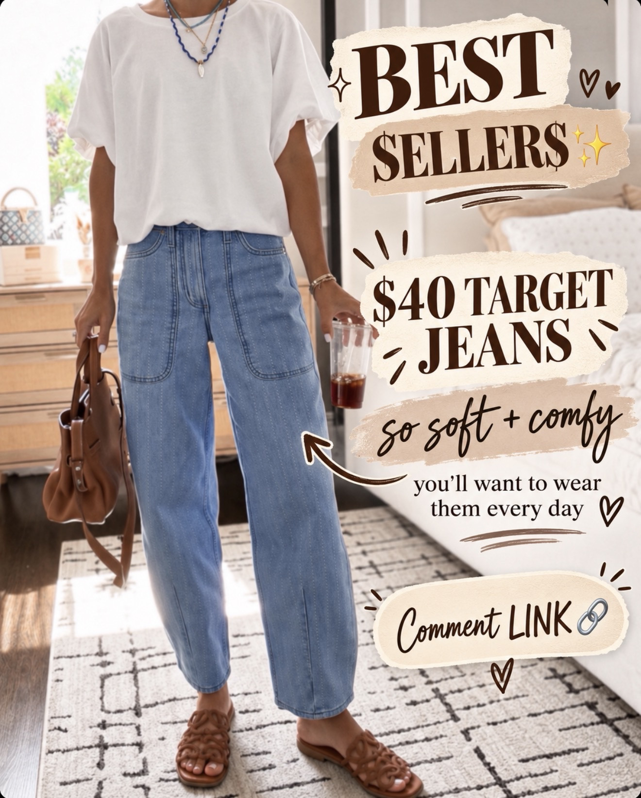 These $40 Target jeans are SO soft and comfy—you’ll want to wear them every day! 👖🙌🏻 Comment LINK and I’ll send them to you 🔗⬇️

#LTKOver40 #LTKootd #LTKSeasonal