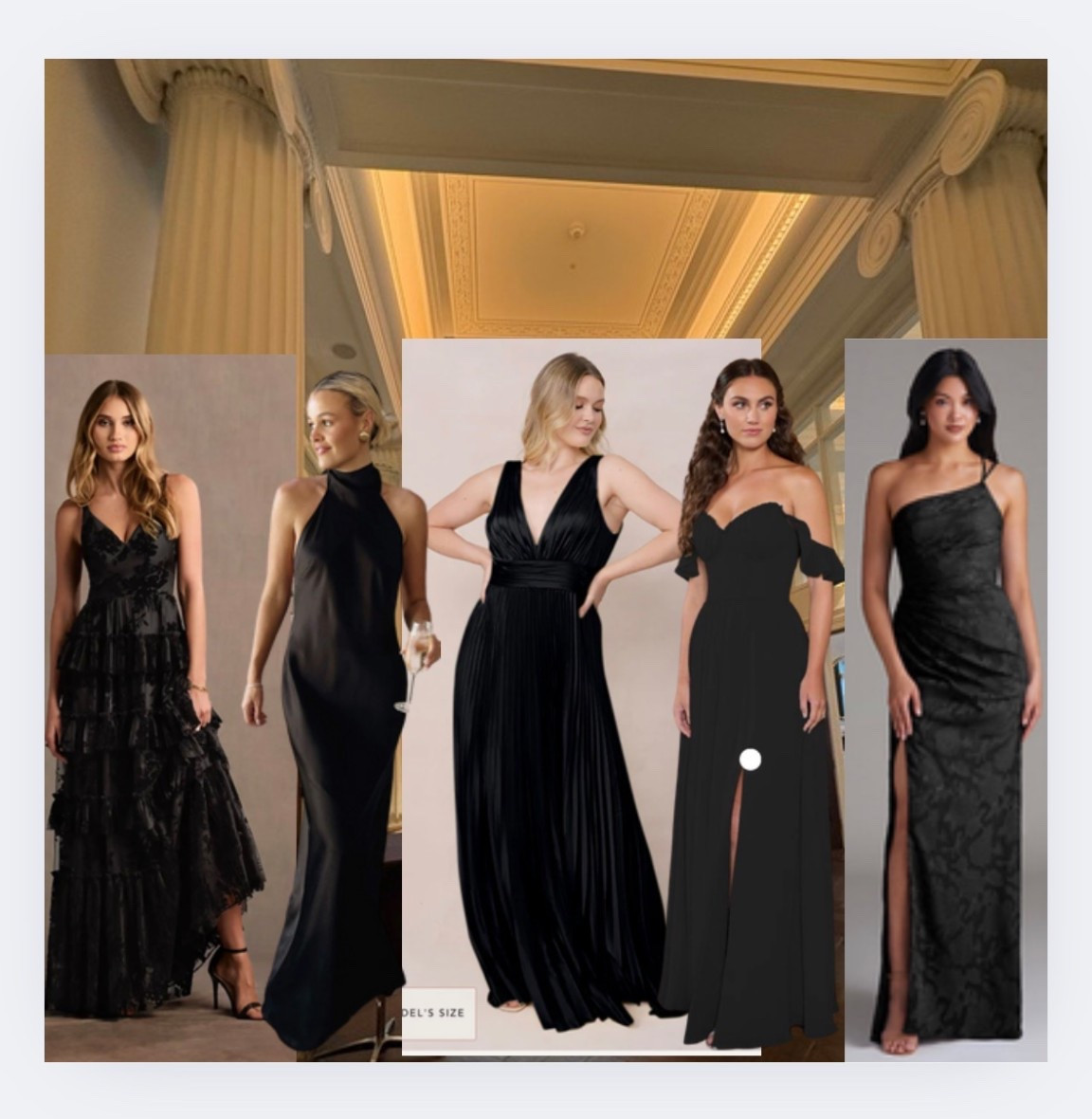 black bridesmaids dresses
bridesmaid dress 
black bridesmaid dress 
mismatched bridesmaids dresses 

#LTKStyleTip #LTKFindsUnder100 #LTKWedding