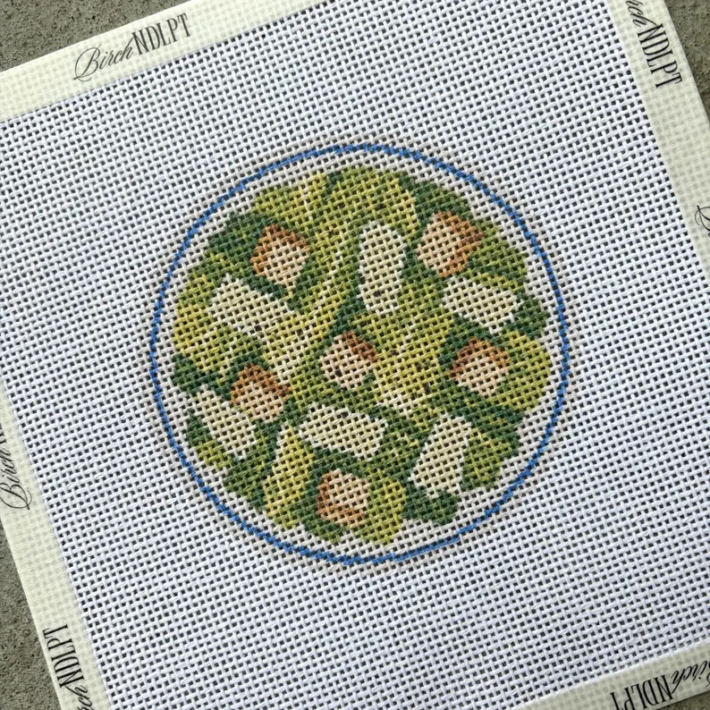 Caesar Salad Needlepoint Canvas | 13 Mesh Needlepoint | Modern Needlepoint Canvas | Beginner Need... | Etsy (Global)