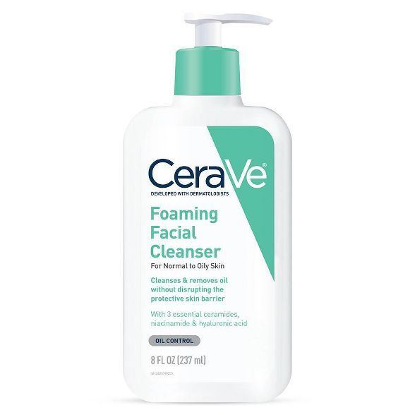 CeraVe Foaming Facial Cleanser for Normal to Oily Skin | Target