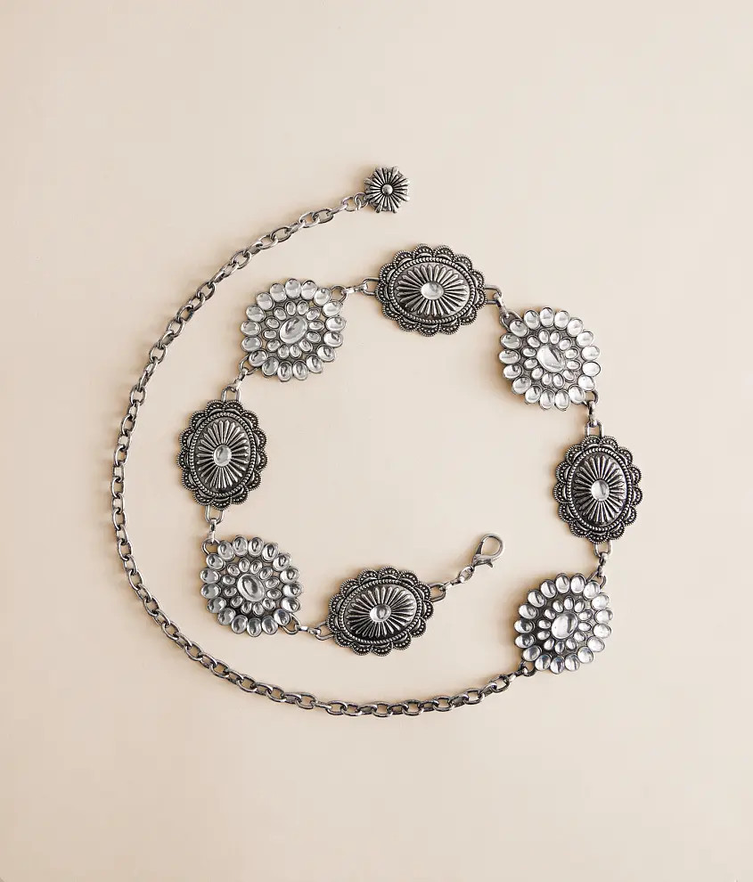 Glitz Concho Chain Belt | Buckle