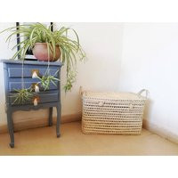 Storage Chest 23 Inches - Woven Storage Trunk With Lid Wicker Toy Box | Etsy (US)