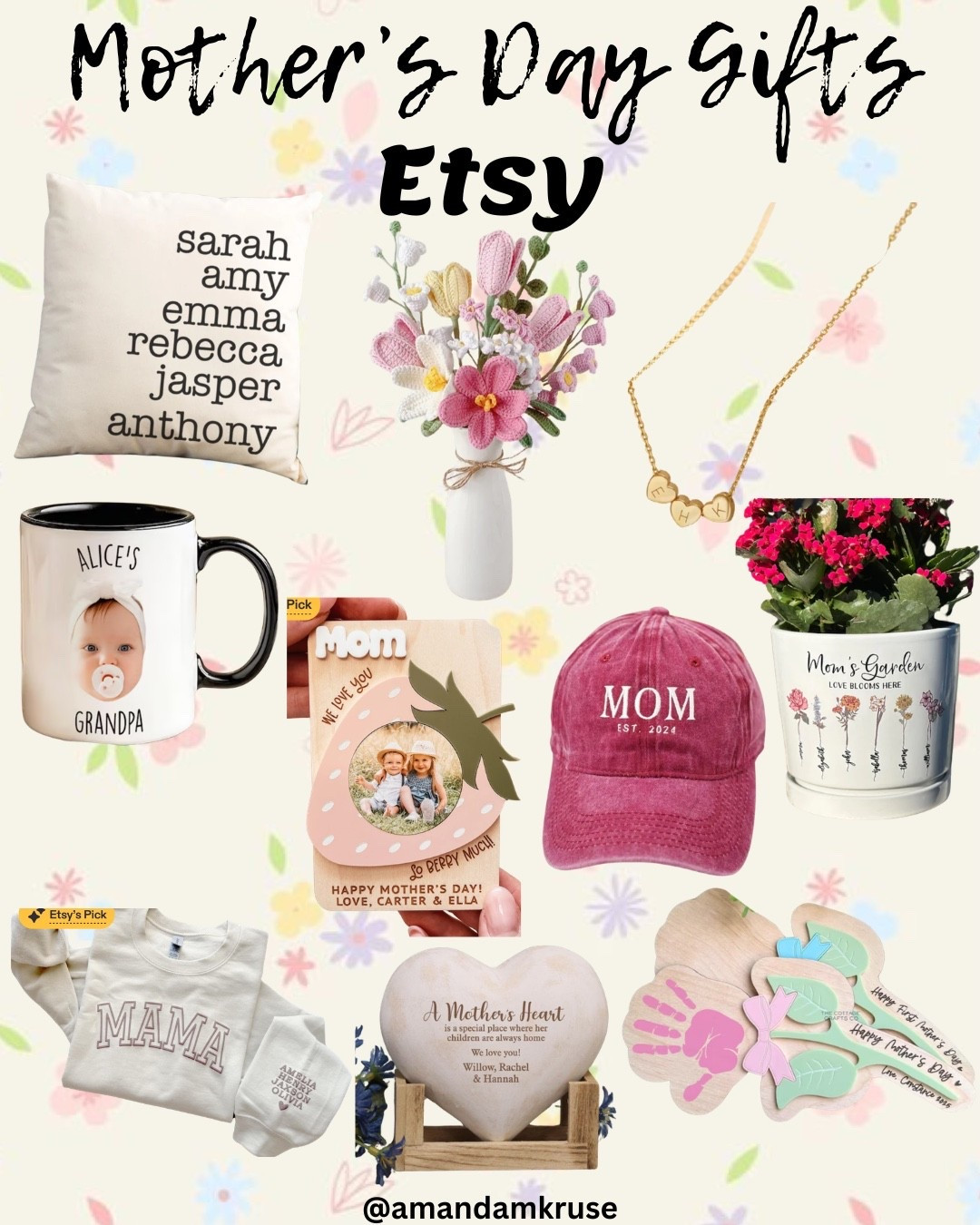 If you’re looking for a meaningful gift that feels extra special this Mother’s Day, personalized pieces are always a win. From custom jewelry with names or birthstones to keepsake home decor and thoughtful everyday items, these are the kinds of gifts moms actually use and cherish.

I rounded up some of the sweetest customized finds that are perfect for moms, and even new mamas — all unique, sentimental, and made just for her. These make such beautiful gifts that feel thoughtful without being overcomplicated 

Mother’s Day gifts, personalized gifts, gifts for mom

#LTKMothersDay #LTKHome #LTKSeasonal