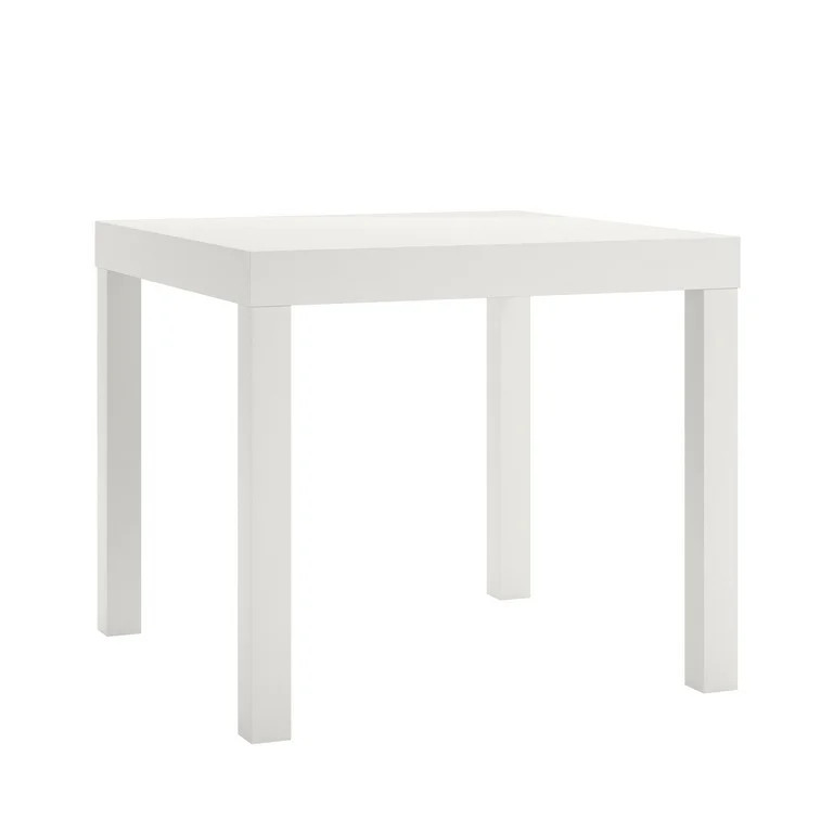 (2 pack) Mainstays Parsons End Table, White - Walmart.com | Walmart (US)